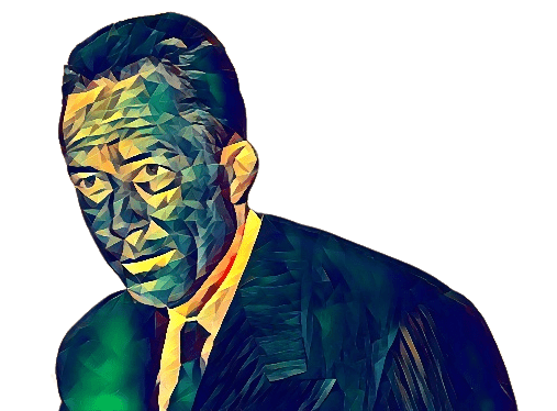 Bild des berühmten Absurdisten Albert Camus